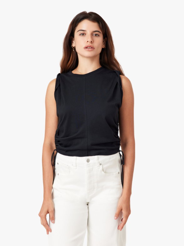 THE LUNA TOP--BLACK