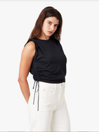 THE LUNA TOP--BLACK