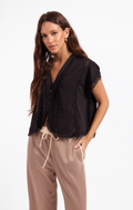 VALENTINA TOP--BLACK
