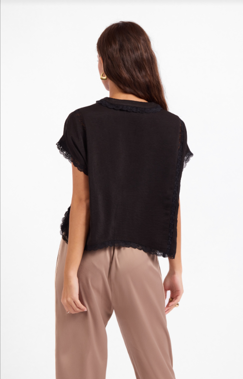 VALENTINA TOP--BLACK