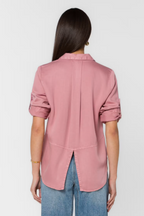 VELVET HEART RILEY LS TOP--WINTER MAUVE