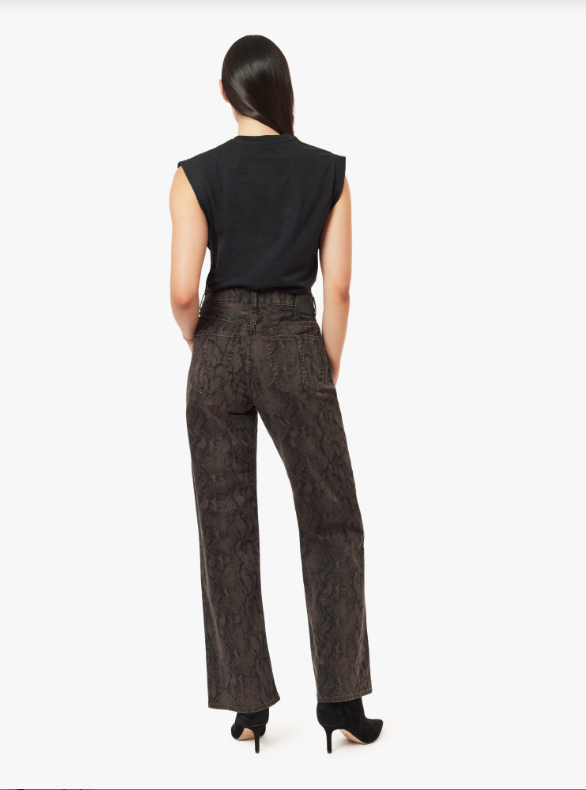 BLAINE ANIMAL HIGH RISE STRAIGHT LEG JEAN