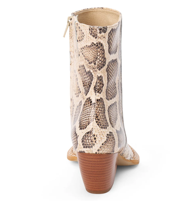 MATISSE CATY ANKLE BOOT--NAT. SNAKE