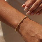 CAROLYN GOLD FILLED BEADED BRACELET