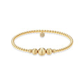 VICTORIA GOLD FILLED BEADED BRACELET