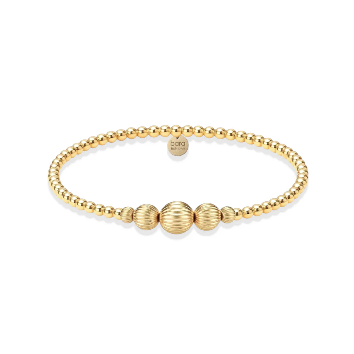 VICTORIA GOLD FILLED BEADED BRACELET