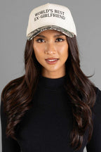 WORLD'S BEST EX-GIRLFRIEND TAN/CAMO TRUCKER HAT