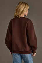DK BROWN COFFEE WEATHER SWEATSHIRT
