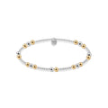 CAROLYN 2-TONE BEADED BRACELET