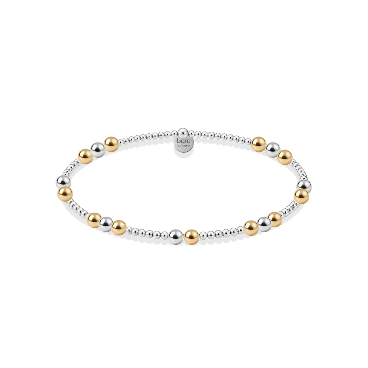 CAROLYN 2-TONE BEADED BRACELET