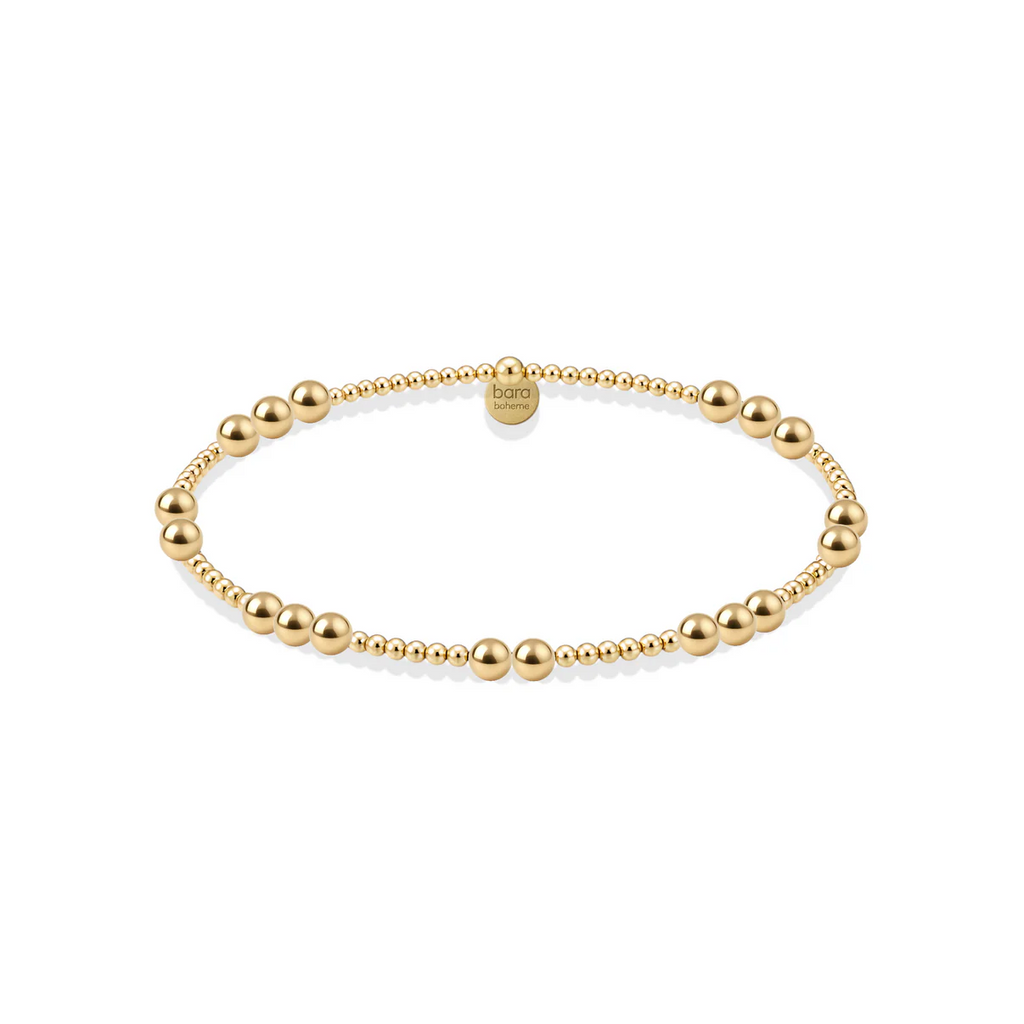 CAROLYN GOLD FILLED BEADED BRACELET