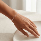 CARRIE PEARL BEADED BRACELET GF 6.5"