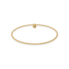 CLASSIC 2MM GOLD FILLED BEADED BRACELET