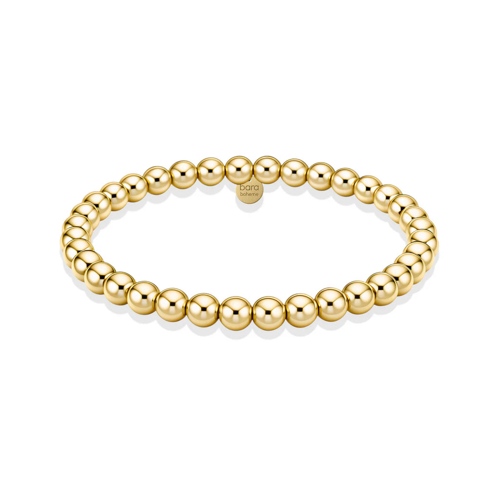 CLASSIC 5MM GOLD FILLED BEADED BRACELET