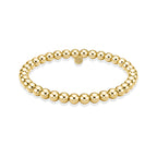 CLASSIC 5MM GOLD FILLED BEADED BRACELET