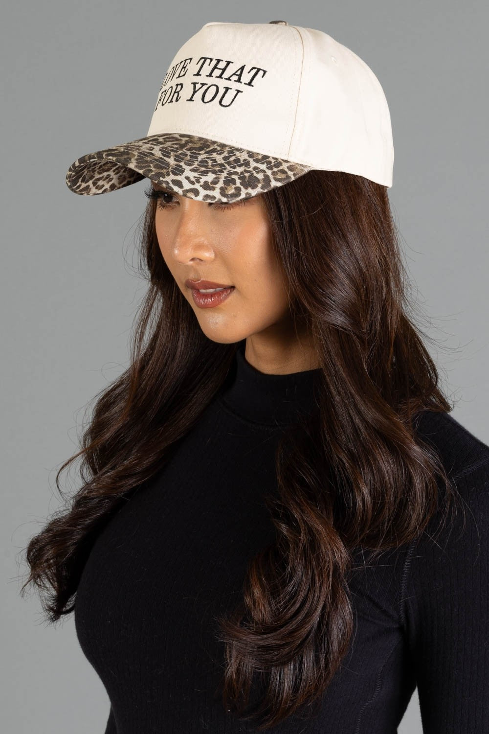 LOVE THAT FOR YOU LEOPARD TRUCKET HAT