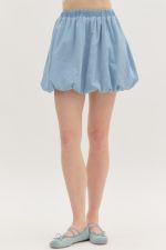 CHAMBRAY BUBBLE SKIRT