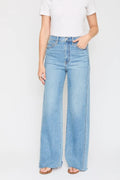 DAZE FAR OUT W/SEAMING HIGH RISE WIDE LEG HYPER STRETCH--MAKE BELIEVE