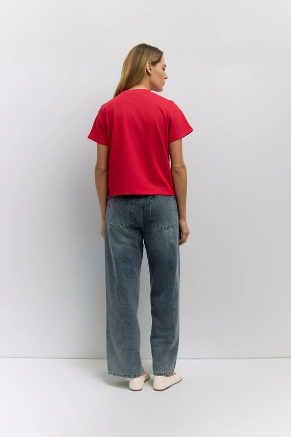 THE LANIE TOP--RED