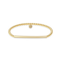 JAMIE GOLD FILLED BEADED BRACELET WITH BAR