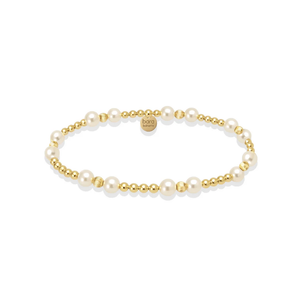 KIMBERLY PEARL BEADED BRACELET GF