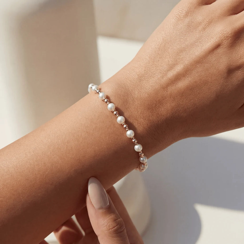PHOEBE PEARL BEADED BRACELET GF