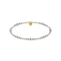 SIGNATURE JANELLE BEADED BRACELET 2TONE GF