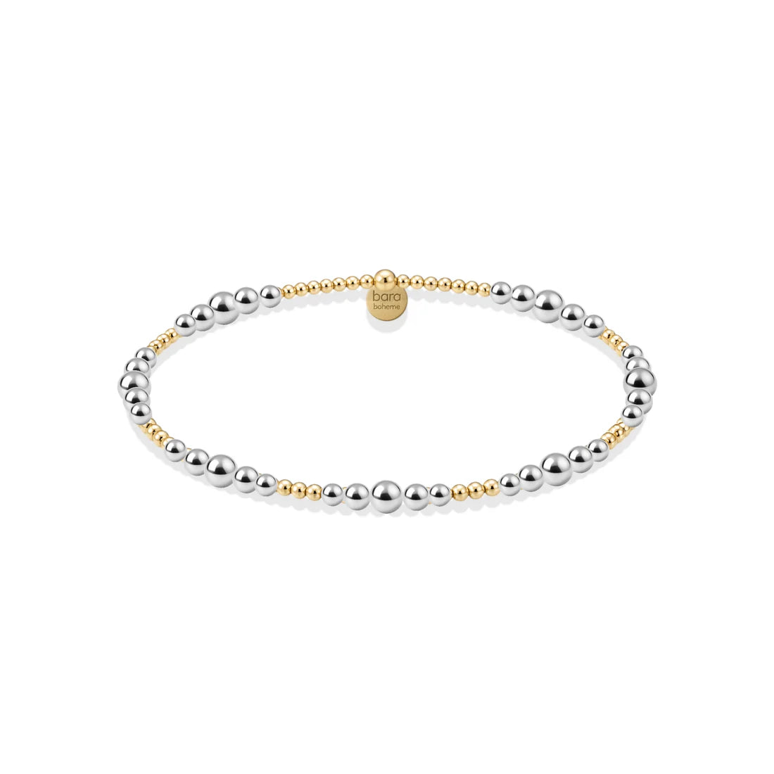 SIGNATURE JANELLE BEADED BRACELET 2TONE GF